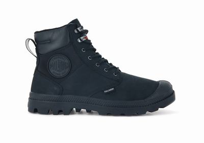 Botas Palladium PAMPA SHIELD WP+ LUX Hombre Negras | Costa Rica-49175